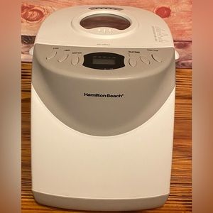Hamilton Beach White and Gray Bread Maker